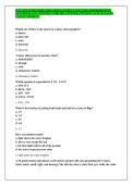 ILTS 305 ELEMENTARY EDUCATION CONTENT TEST 2026 COMPREHENSIVE QUESTIONS AND ANSWERS &lpar;VERIFIED ANSWERS&rpar; UPDATED &lpar;ACTUAL EXAM&rpar; LATEST VERSION&excl;&excl;