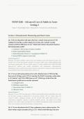 NRNP 6566 WEEK 11 KNOWLEDGE CHECK 2026&sol;2027 &vert; Advanced Care of Adults in Acute Settings I &vert; Questions & Verified Answers &vert; Pass Guaranteed - A&plus; Graded&NewLine;&NewLine;