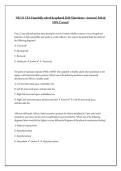 NR 511 CEA Exam fully solved & updated 2026 &lpar;Questions &plus; Answers&rpar; Solved 100&percnt; Correct&excl;