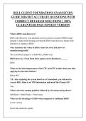 DELL CLIENT FOUNDATIONS EXAM STUDY GUIDE 2026&sol;2027 ACCURATE QUESTIONS WITH CORRECT DETAILED SOLUTIONS &vert;&vert; 100&percnt; GUARANTEED PASS NEWEST VERSION