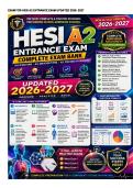HESI A2 Entrance Exam Prep 2026&ndash;2027 &vert; 318 Practice Questions with Answers & Detailed Rationales &vert; Math&comma; Reading&comma; Vocabulary&comma; Grammar&comma; Biology&comma; Chemistry&comma; Anatomy & Physiology &plus; Comprehensive Mock Exam