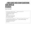     MED SURG HESI EXAM QUESTIONS 2026 WITH All&NewLine;Answers