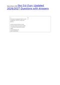  Hesi Exit Exam  Updated 2026&sol;2027 Questions with Answers