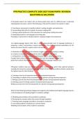PPR PRACTICE COMPLETE 2026-2027 EXAM PAPER- REVISION &NewLine;QUESTIONS & SOLUTIONS