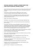 WGS QUIZ 1 2026&sol;2027 &vert; WOMEN'S & GENDER STUDIES STUDY GUIDE&comma; PRACTICE QUESTIONS&comma; ANSWERS & REVIEW
