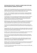 WGS FINALE EXAM 2026&sol;2027 &vert; WOMEN'S & GENDER STUDIES STUDY GUIDE&comma; PRACTICE QUESTIONS&comma; ANSWERS & EXAM REVIEW