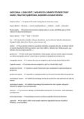 WGS EXAM 1 2026&sol;2027 &vert; WOMEN'S & GENDER STUDIES STUDY GUIDE&comma; PRACTICE QUESTIONS&comma; ANSWERS & EXAM REVIEW