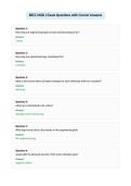 BECC MOD 2 Exam Questions with Correct Answers