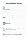 BECC MOD 1 Test Questions with Correct Answers