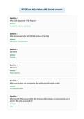 BECC Exam 1 Questions with Correct Answers