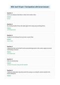 BECC mod 7&sol;8 part 1 Test Questions with Correct Answers