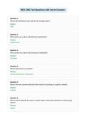 BECC 2ND Test Questions with Correct Answers