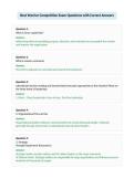 Best Warrior Competition Exam Questions with Correct Answers