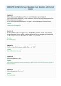 USACAPOC Best Warrior Board Questions Exam Questions with Correct&NewLine;Answers