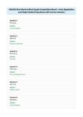 USASOC Best Warrior&sol;Best Squad Competition Board - Army Regulations&NewLine;and Study Material Questions with Correct Answers