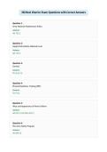 3ID Best Warrior Exam Questions with Correct Answers