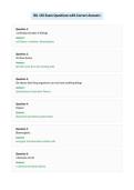 BIL 150 Exam Questions with Correct Answers