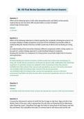 BIL 150 Final Review Questions with Correct Answers