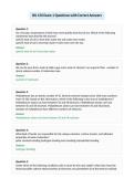 BIL 150 Exam 1 Questions with Correct Answers