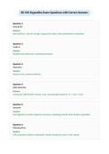 Bil 150 Organelles Exam Questions with Correct Answers
