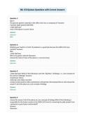 BIL 150 Quizzes Questions with Correct Answers