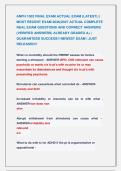 ANPH 1002 FINAL EXAM ACTUAL EXAM &lpar;LATEST&rpar; &vert;&vert; &NewLine;MOST RECENT EXAM 2026&vert;2027 ACTUAL COMPLETE &NewLine;REAL EXAM QUESTIONS AND CORRECT ANSWERS &NewLine;&lpar;VERIFIED ANSWERS&rpar; ALREADY GRADED A&plus; &vert;   &NewLine;GUARANTEED SUCCESS&excl;&excl; NEWEST EXAM &vert; JUST &NewLine;RELEASED&excl;&excl; 