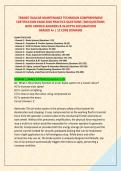 TRANSIT RAILCAR MAINTENANCE TECHNICIAN COMPREHENSIVE &NewLine;CERTIFICATION EXAM 2026 PRACTICE QUESTIONS &vert;300 QUESTIONS &NewLine;WITH VERIFIED ANSWERS & IN-DEPTH EXPLANATIONS  &NewLine;GRADED A&plus; &vert; 12 CORE DOMAINS 