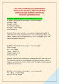 STATE FARM ESTIMATICS EXAM COMPREHENSIVE PRACTICE TEST 2026&sol;2027&vert; 200 QUESTIONS WITH VERIFIED ANSWERS & DETAILED RATIONALES  &NewLine;GRADED A&plus; &vert; 8 CORE DOMAINS 
