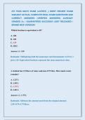 ATI TEAS MATH EXAM &lpar;LATEST&rpar; &vert;&vert; MOST RECENT EXAM &NewLine;2026&vert;2027 ACTUAL COMPLETE REAL EXAM QUESTIONS AND &NewLine;CORRECT ANSWERS &lpar;VERIFIED ANSWERS&rpar; ALREADY &NewLine;GRADED A&plus; &vert; GUARANTEED SUCCESS&excl;&excl; JUST RELEASED &vert; &NewLine;BRAND NEW VERSION&excl; 