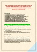 SCTE &ndash; BROADBAND TELECOMCENTER SPECIALIST &lpar;BTCS&rpar; FACILITIES &NewLine;SECTION COMPREHENSIVE PRACTICE EXAM 2026&sol;2027 &vert;200 &NewLine;QUESTIONS WITH VERIFIED ANSWERS & DETAILED RATIONALES &NewLine;GRADED A&plus; &vert; 8 CORE DOMAINS
