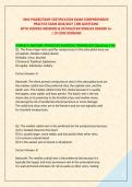 NHA PHLEBOTOMY CERTIFICATION EXAM COMPREHENSIVE PRACTICE EXAM 2026&sol;2027 &vert;300 QUESTIONS WITH VERIFIED ANSWERS & DETAILED RATIONALES GRADED A&plus;  &vert; 10 CORE DOMAINS 