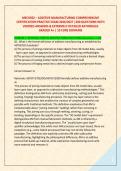 MECH502 Additive Manufacturing Certification Exam 2026&sol; Verified Questions & Detailed Rationales &vert; Complete Practice Test with Answers for ASTM&sol;ISO 52900&comma; PBF&comma; DED&comma; SLA&comma; DLP&comma; FDM & Binder Jetting &vert; Master 10 Core Domains - Pass Your AM Certification with 