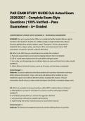 PAR EXAM STUDY GUIDE DJJ Actual Exam 2026&sol;2027 &ndash; Complete Exam-Style Questions &vert; 100&percnt; Verified &ndash; Pass Guaranteed &ndash; A&plus; Graded