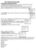 Wall Street Prep Excel Crash Course &ndash; Complete Study Guide&comma; Practice Exercises & Solutions