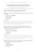 BIOS 255 EXAM 2 STUDY BUNDLE 2026&sol;2027 &vert; Anatomy and Physiology III Complete Solutions &vert; Verified Q&A &vert; Chamberlain &vert; Pass Guaranteed - A&plus; Graded