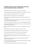 PLUMBING IP CODE 2026&sol;2027 &vert; PLUMBING CODE STUDY GUIDE&comma; PRACTICE QUESTIONS&comma; ANSWERS & EXAM REVIEW