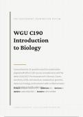 WGU C190 PRE-ASSESSMENT V1 2026&sol;2027 &vert; Introduction to Biology Questions & Answers &vert; 100&percnt; Correct Verified &vert; Pass Guaranteed - A&plus; Graded&NewLine;&NewLine;
