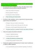 NCCCO Tower Crane Exam Prep 2026&sol;2027 &vert; Questions & &NewLine;Correct Answers &vert; Graded A&plus;