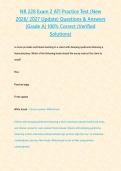 NR 228 Exam 2 ATI Practice Test &lpar;New 2026 2027 Update&rpar; Questions & Answers -Grade A- 100- Correct &lpar;Verified Solutions&rpar;&period;