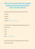 CTBS Exam Prep &lpar;New 2026 2027 Update&rpar; Questions & Answers -Grade A- 100- Correct &lpar;Verified Solutions&rpar;&period;