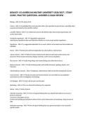 BIOLOGY 133 AMERICAN MILITARY UNIVERSITY 2026&sol;2027 &vert; STUDY GUIDE&comma; PRACTICE QUESTIONS&comma; ANSWERS & EXAM REVIEW