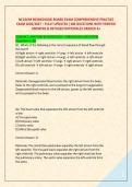 NCCAOM BIOMEDICINE BOARD EXAM COMPREHENSIVE PRACTICE &NewLine;EXAM 2026&sol;2027 &ndash; FULLY UPDATED &vert;300 QUESTIONS WITH VERIFIED ANSWERS & DETAILED RATIONALES GRADED A&plus; 