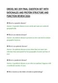 DREXEL BIO 209 FINAL QUESTION SET WITH&NewLine;RATIONALES AND PROTEIN STRUCTURE AND&NewLine;FUNCTION REVIEW 2026