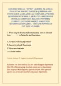 LSUS MHA 706 EXAM &sol; LATEST LSUS MHA 706 ACTUAL FINAL EXAM 2026&sol;2027 PRACTICE QUESTIONS AND STUDY GUIDE ACCURATE EXAM COMPLETE APPROVED QUESTIONS WITH WELL ELABORATED ANSWERS AND DETAILED RATIONALES &lpar;RELIABLE ANSWERS&rpar; CURRENTLY UPDATED VERSION 2026 EDITION