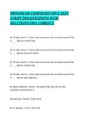DRIVERS ED COMPREHENSIVE TEST&NewLine;SCRIPT 2026 QUESTIONS WITH&NewLine;SOLUTIONS 100&percnt; CORRECT&period;