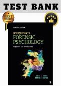 Test Bank for Introduction to Forensic Psychology Research and Application&comma; 7th Edition by Curt & Anne Bartol &vert; All chapters 