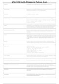WGU C458 Health&comma; Fitness & Wellness Practice Test PDF &vert; Questions & Answers & Complete WGU Exam Preparation &vert; Updated 2026&ndash;2027