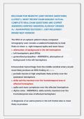 EEG EXAM FOR REGISTRY &lpar;ASET REVIEW QUESTIONS&rpar; &NewLine;&lpar;LATEST&rpar; &vert;&vert; MOST RECENT EXAM 2026&vert;2027 ACTUAL &NewLine;COMPLETE REAL EXAM QUESTIONS AND CORRET                  &NewLine;ANSWERS &lpar;VERIFIED ANSWERS&rpar; ALREADY GRADED                       &NewLine;A&plus; &vert; GUARANTEED SUCCESS&excl;&excl; &vert; JUST R