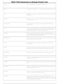 WGU C190 Introduction to Biology Practice Test Questions & Answers PDF &vert; Complete Exam Prep&vert; 2026&ndash;2027