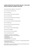 MILITARY SCIENCE FINAL EXAM REVIEW 2026&sol;2027 &vert; STUDY GUIDE&comma; PRACTICE QUESTIONS&comma; ANSWERS & EXAM PREP